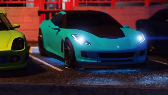 GTA 5 Online: Sports Car Meet Cruising Drag Racing & More ★ Music Video ★ (Rockstar Editor)