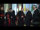 Roma - Mattarella a Palazzo Borromeo per la ricorrenza dei Patti Lateranensi (23.02.16)