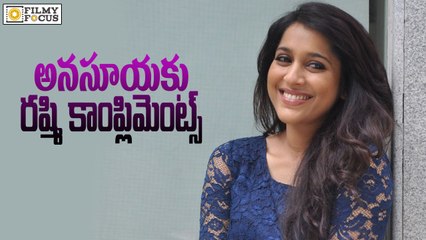 Anchor Rashmi Compliments Anasuya For Kshanam Movie - Filmy Focus