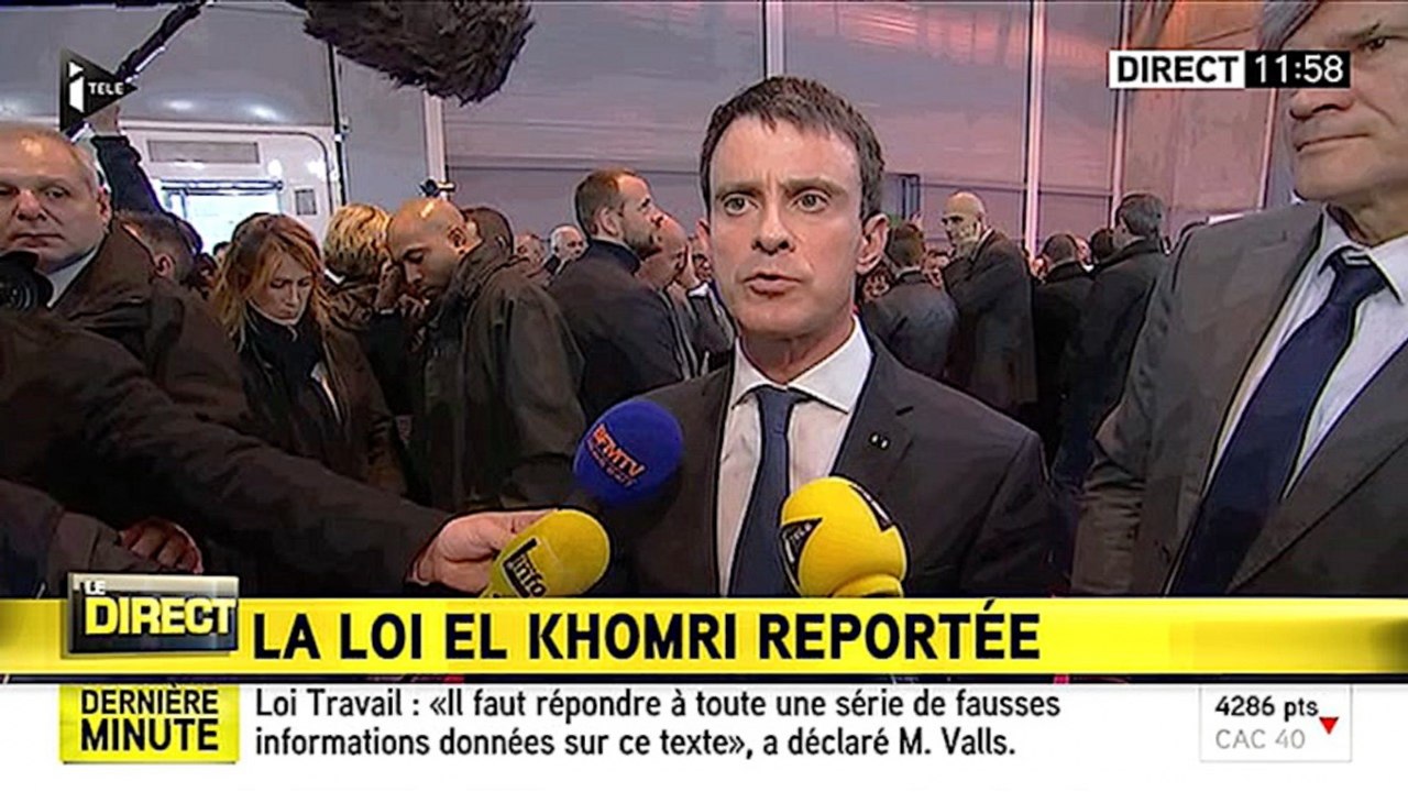 #LoiTravail : "Il faut lever un certain nombre d’incompréhensions, il faut expliquer, répondre à toute une série de fausses informations qui sont données sur ce texte"