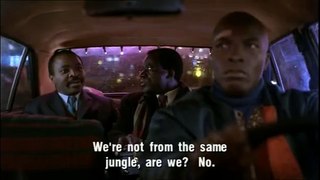 Two African diplomats mock an African cabby