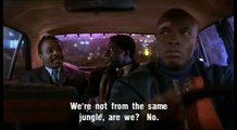 Two African diplomats mock an African cabby