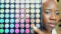 Spring Makeup Tutorial|| Neutral Eyes, Orange Blush & Nude Lipstick ( Revlon Mink)