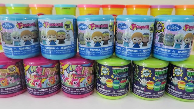 11 FashEms & MashEms Disney Frozen, MLP My Little Pony , and TMNT Ninja Turtles Surprise Toys!