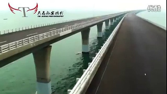 Cel mai lung pod din lume realizat peste apă! Modul în care a fost construit este incredibil!