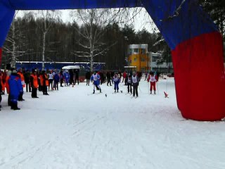 Лыжные гонки. Ярославль, 30 января 2010 г. Финиш