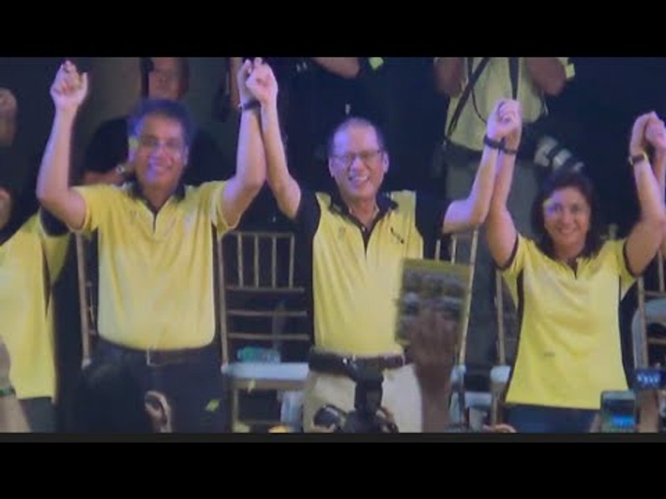 Roxas, Robredo kick off campaign in Capiz
