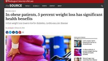 Just 5 Percent Weight Loss Can Improve Health Significantly In Obese People