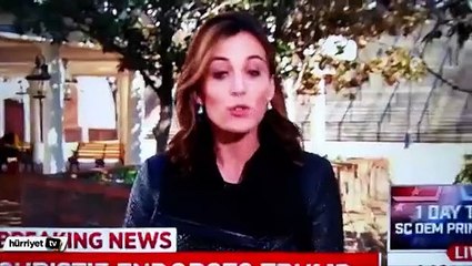 Canlı Yayında Muhabirin Burnu Aktı