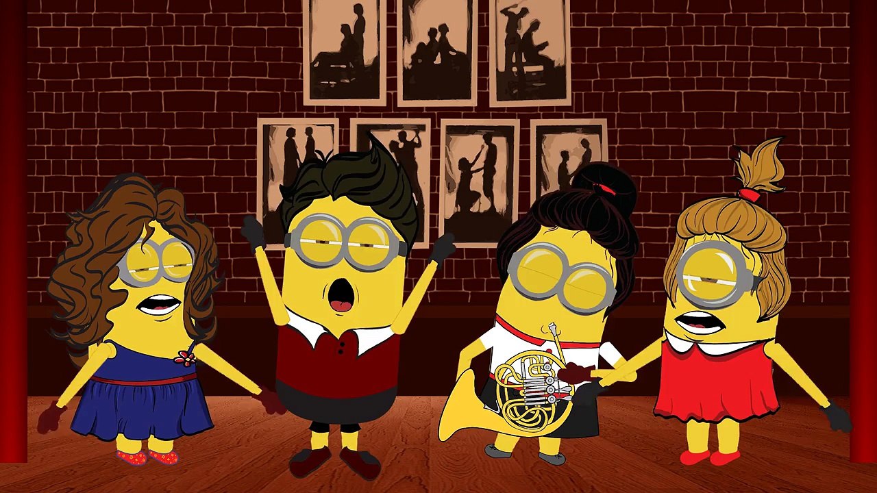 Minions Banana Song on Stage - Funny Edition with Lyrics [HD]