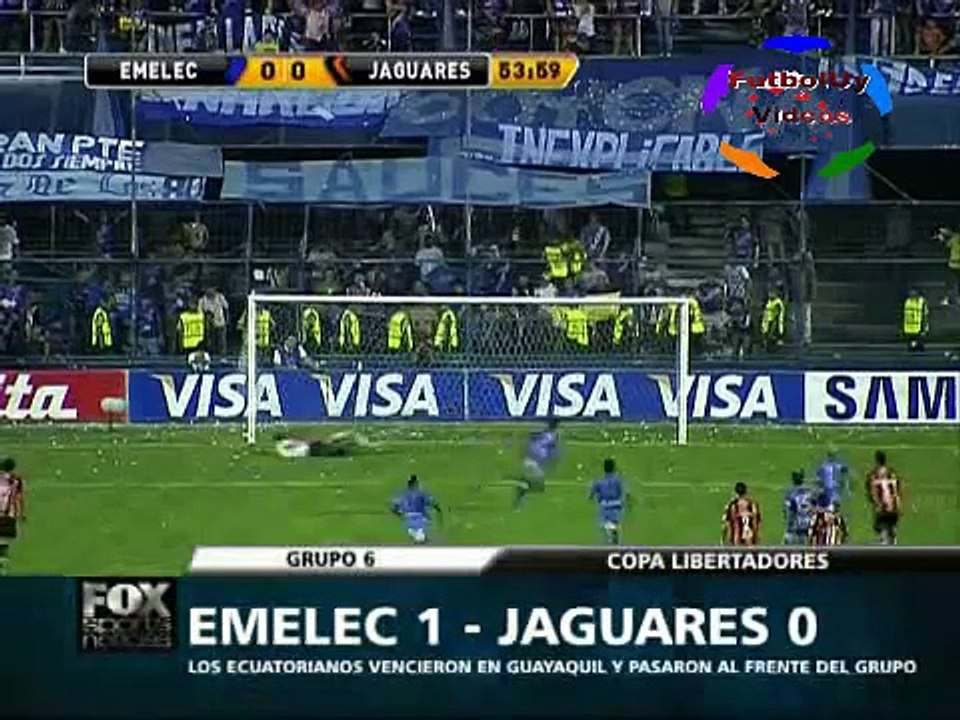 Emelec 1 Jaguares 0 Copa Libertadores 2011