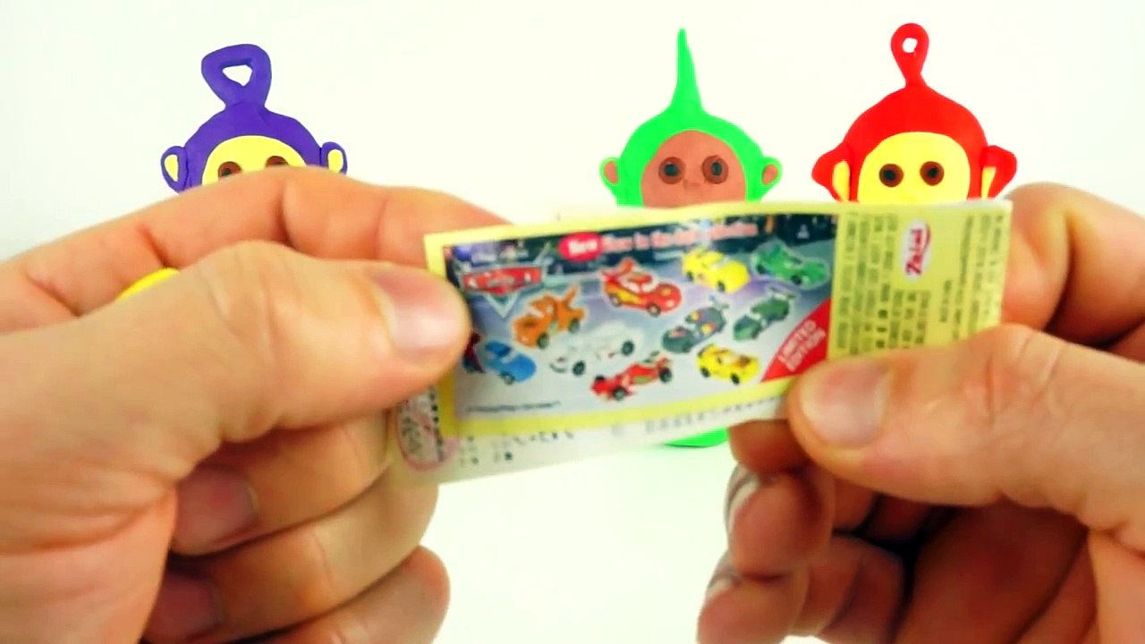 TELETUBBIES Play Doh Surprise Eggs Frozen Disney Cars Toys Teletubbies Playdough