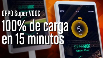 OPPO Super VOOC: el móvil con la carga más rápida