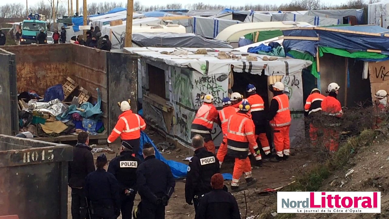 Evacuation de la Jungle de Calais le 29 février 2016