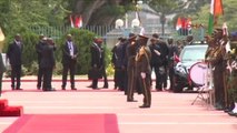 Cumhurbaşkanı Erdoğan, Fildişi Sahili Başkanlık Sarayı?nda Resmi Törenle Karşılandı