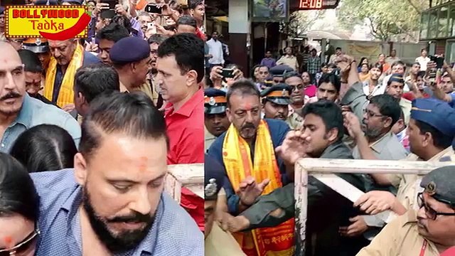 Sanjay Dutt Reaches Mumbai, Visits Siddhivinayak With Wife Maanyata | View Pic's (Comic FULL HD 720P)