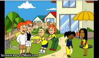 Caillou Sneaks off to Leos birthday party/Grounded