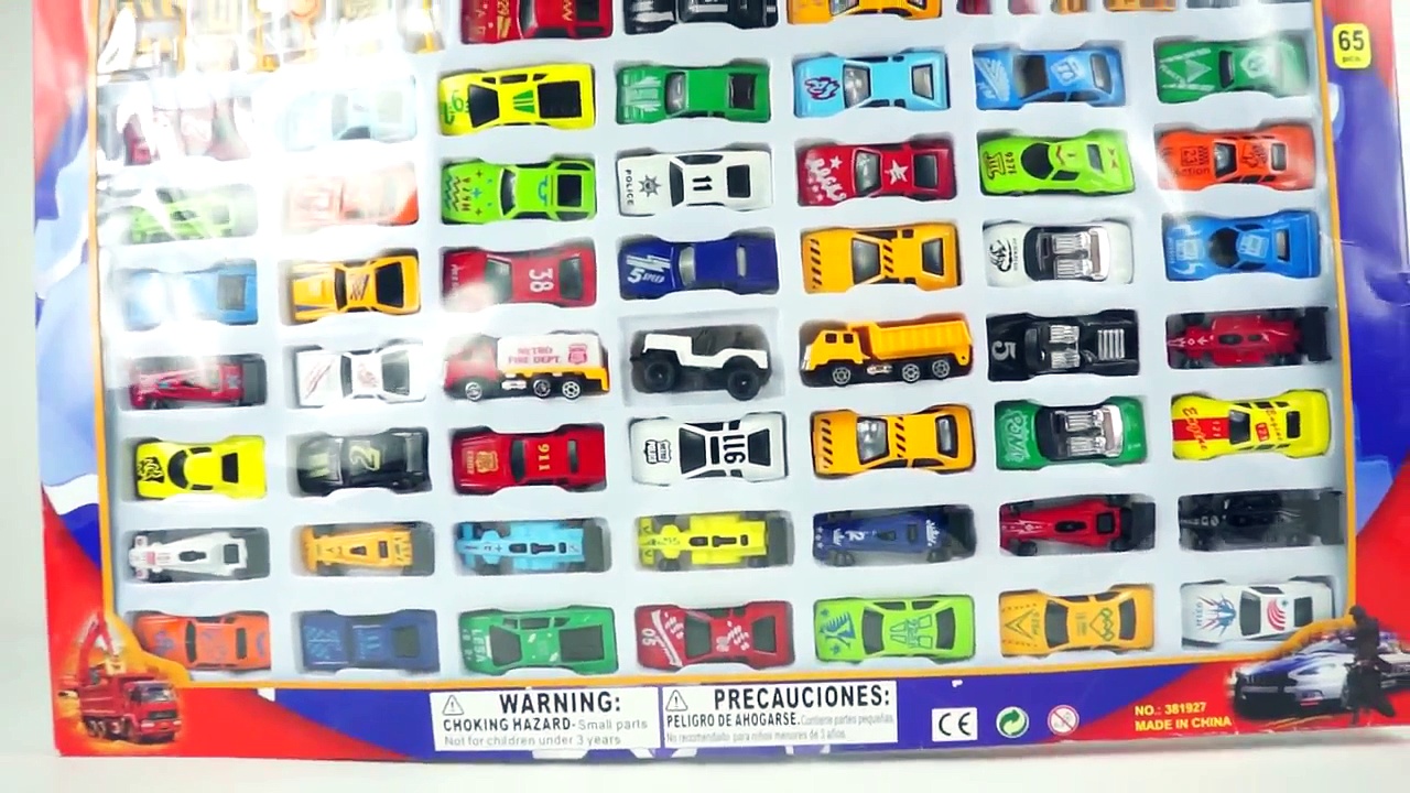 40 Cars City Racing Cars Unboxing and Toy Review Cars Video