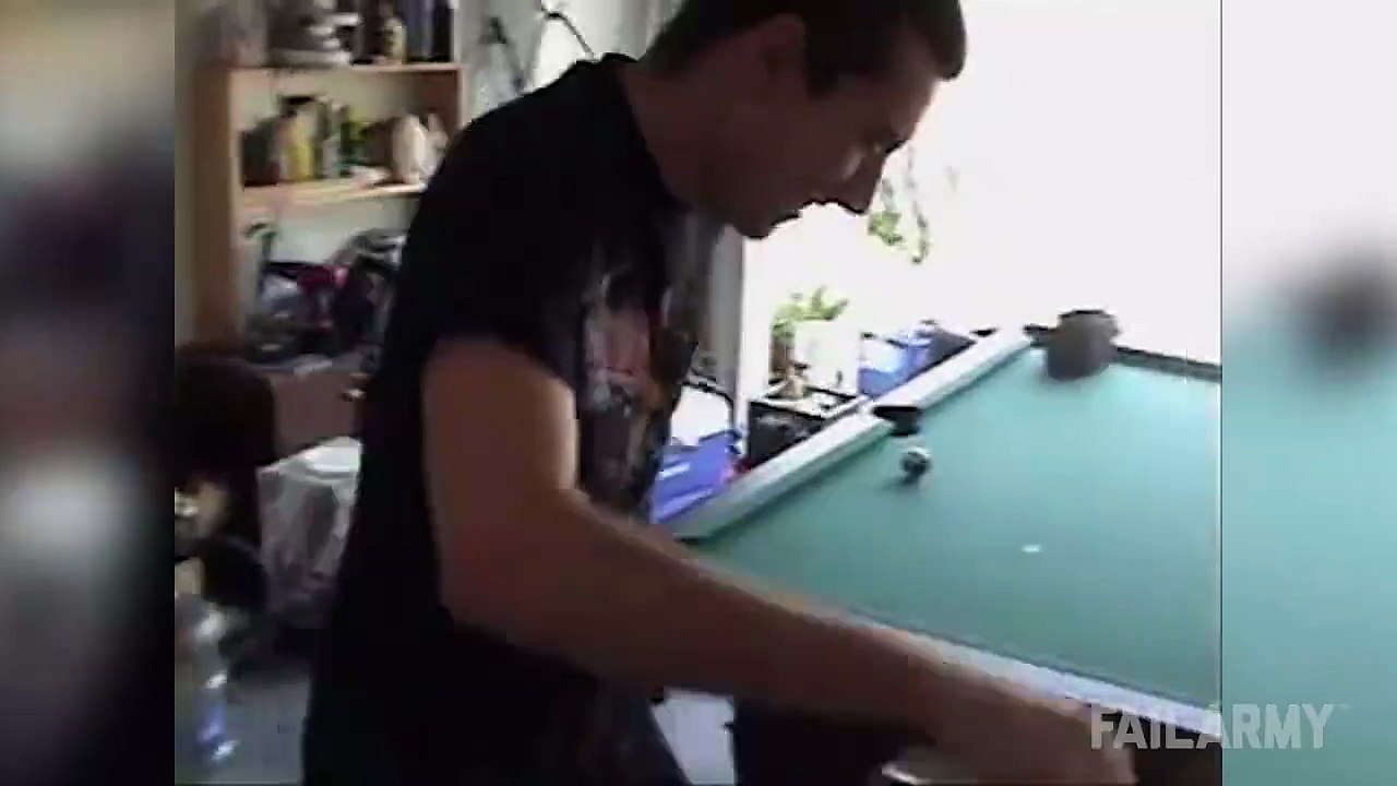 And down he goes!