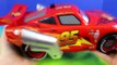 Disney Pixar Cars Remote Control Mack Truck Crashes Into RC U-Command Lightning McQueen