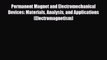 [PDF] Permanent Magnet and Electromechanical Devices: Materials Analysis and Applications (Electromagnetism)