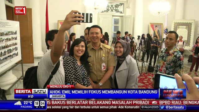Ahok Angkat Bicara Soal Tak Majunya Ridwan Kamil Dalam Pilkada DKI