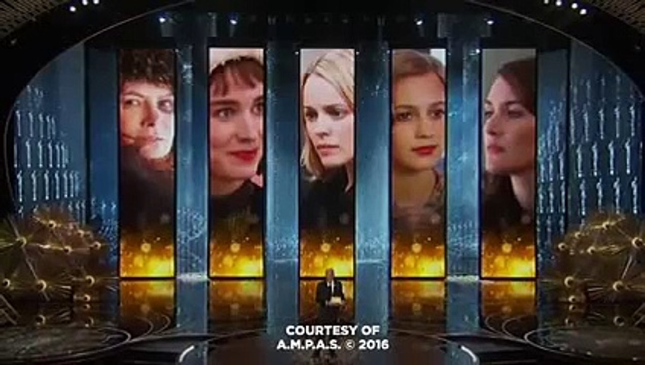 Alicia Vikander Wins Best Supporting Actress Oscars 2016