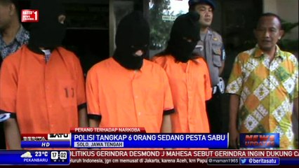 6 Warga Pasar Kliwon Solo Dibekuk Saat Pesta Sabu