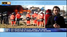 Calais : deux départs de feu dans la zone sud de la 