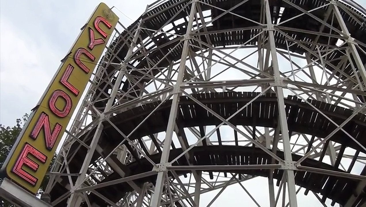 Coney Island Cyclone Roller Coaster POV! Happy 4th of July!
