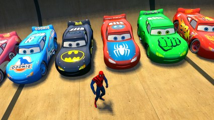 McQueen & Spiderman Playtime - Music Songs For Children & Kids with Cars & Spider-man