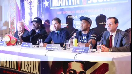 CHARLES MARTIN v ANTHONY JOSHUA - (FULL) OFFICIAL PRESS CONFERENCE - MARTIN v JOSHUA (UNCUT)