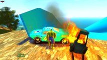 Аvengers Hulk smash Lightning McQueen Dinoco King 43 Guido Disney pixar cars Maple Valley Raceway