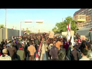 Thousands demonstrate against Saudi in Baghdad