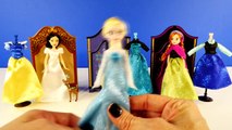 Princess Snow White Wardrobe Frozen Elsa and Anna Disney Store Toy Doll Playsets Princesa Juguete