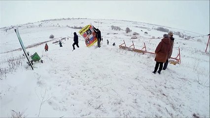 Рабочие моменты. 02.01.2015. Горнолыжный склон Хоперский снег