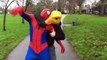 Spiderman Vs Venom Vs Scream Vs Duck Spiderman In Real Life! Superhero Battle!