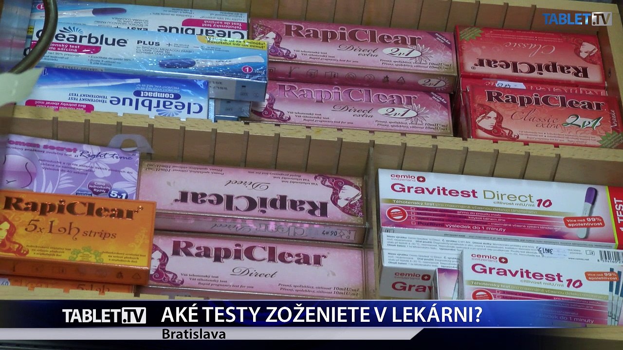 AKE TESTY ZOZENIETE V LEKARNI
