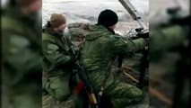 Бойцы АТО ведут обстрел ДНР из АГС / Ukrainian military fired from grenade launcher