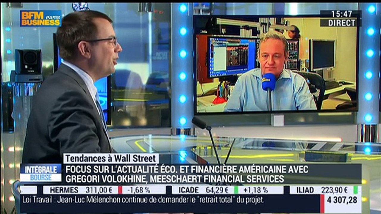 Les tendances à Wall Street: "On attend les chiffres de l'emploi mais pas avec l'espoir qu'ils vont faire bouger les marchés", Gregori Volokhine - 29/02
