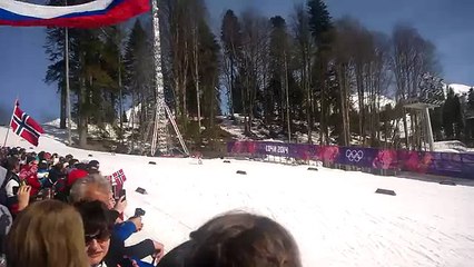 Сочи-2014. Лыжные гонки 30км у женщин. Я там был!!!!