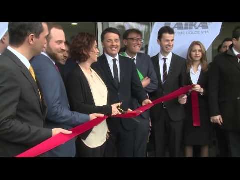 San Casciano Val Di Pesa (FI) - Renzi visita l’azienda ''Laika Caravans'' (26.02.16)