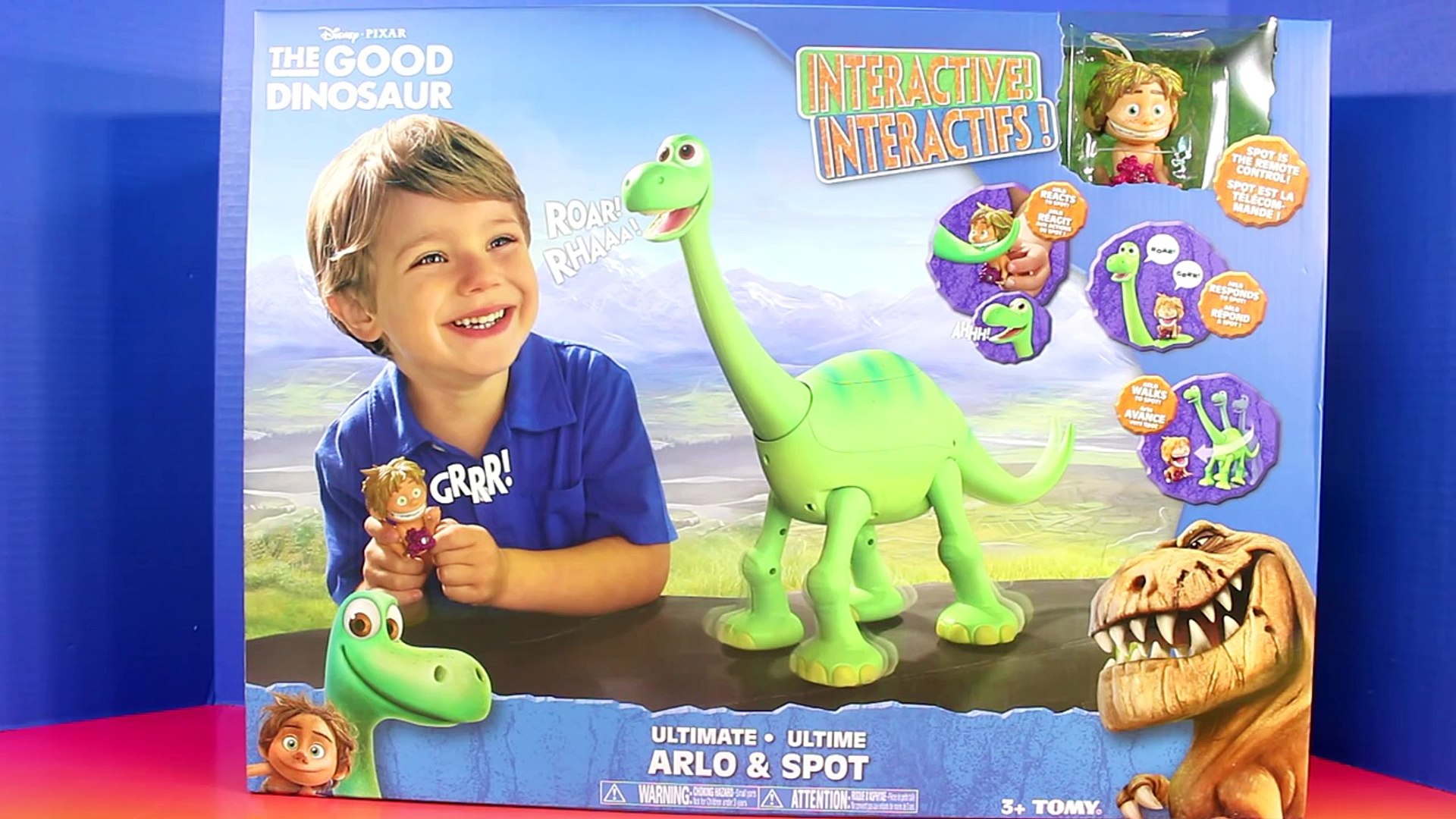 Disney Pixar The Good Dinosaur Ultimate Arlo & Spot Interactive Toys  Explore Imaginext Playset - video Dailymotion