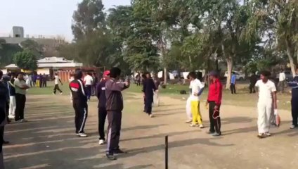 Mohammadd Zahid of KPK clocked 148 km in the Imran Khan fast bowling competition