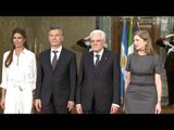 Roma - Mattarella riceve il Presidente della Repubblica Argentina Macri (26.02.16)
