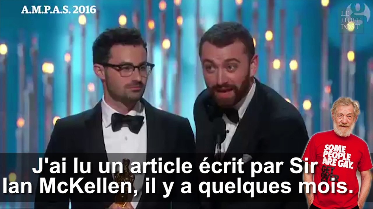 La gaffe de Sam Smith pendant son discours aux Oscars 2016