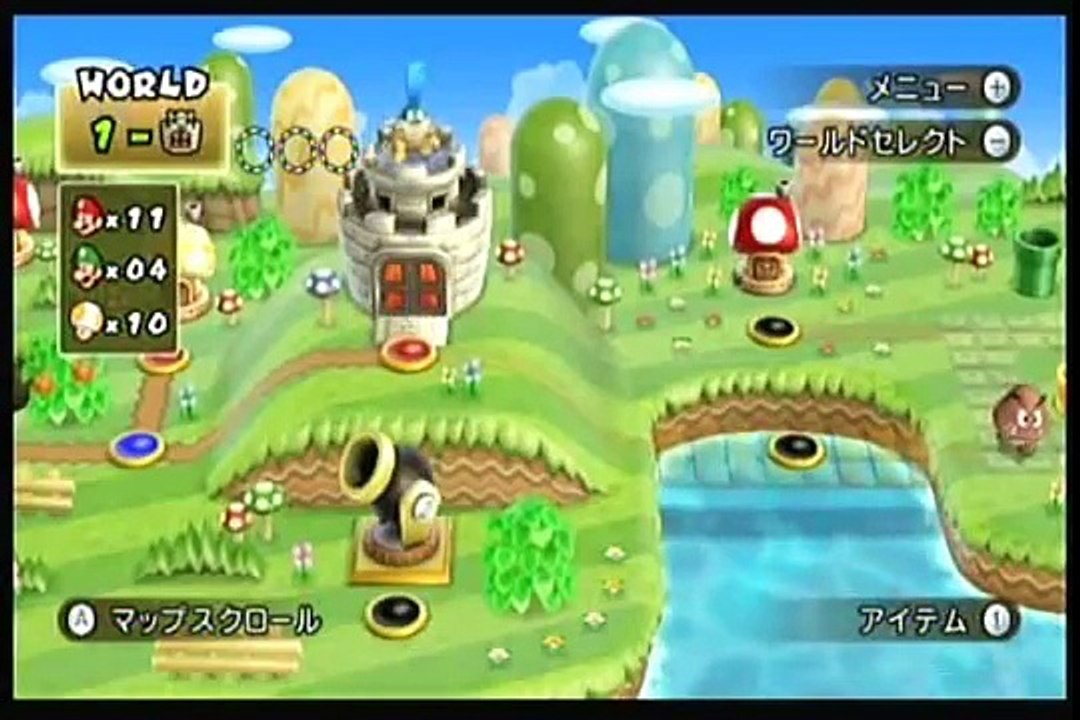 NewスーパーマリオブラザーズWiiを雑談プレイ!!（その２）