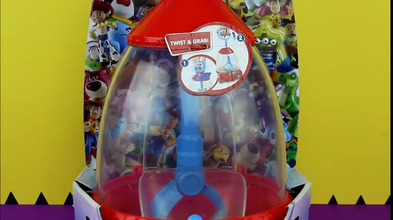Disney Pixar Toy Story The Claw Carry Case Grabs Buzz Lightyear, Spiderman, Rex, Dora