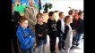 Les enfants de l'école Cousteau d'Hulluch chantent l'hymne européen