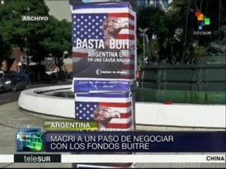 Argentina: macrismo pagaría 15 mil millones USD a Fondos buitre